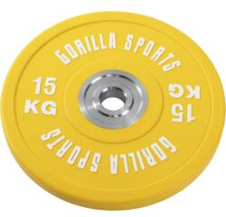 Gorilla Sports Súlytárcsa gumírozott 15 kg (100946-00001-0020) - gorillasports Súlytárcsa