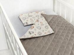 Scamp velvet ágynemű garnitúra / BeigeAnimals (AGNV003)