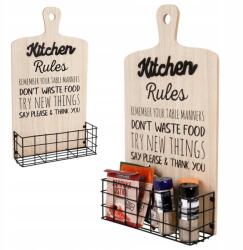 Artemis Konyhai polc Fali tároló kosár Fűszerek Palackok Apróságok (VD-530814)