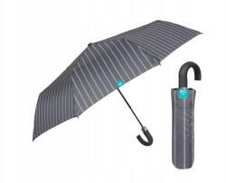 Perletti Time, férfi automata összecsukható esernyő Gessato szürke, 26346 (26346)