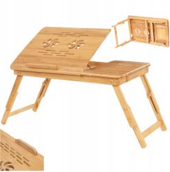 Relaxdays Laptop Asztal Reggeliző Ágyhoz Állítható Lábakkal Állítható (10016734)