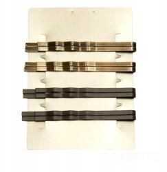 Iza Barna bordázott fülbevaló 6 cm 8 db (WS 216/MAT/8)