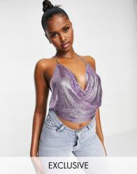 Asyou Lila Nyitott Hátú Felső (32-34) (391686)