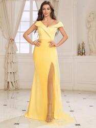 Shein Sárga Maxi Tüll Ruha (M) (576983)