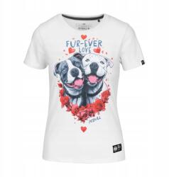 Pitbull Női póló Pitbull Fur Ever Love white, XL (215182000104)