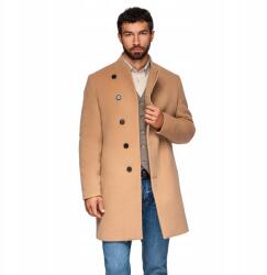 Ombre Férfi kabát, világosbarna, Size L, aszimmetrikus, poliészter/viszkóz (168872)