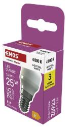 Legrand/Emos EMOS LED izzó hűtőszekrénybe E14 2, 3W 255lm 4000K ST26 Z6923