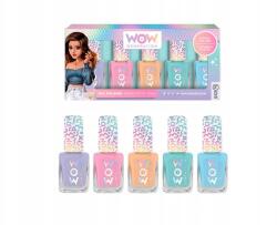 Kids Licensing Öt darabos pasztell körömlakk készlet Wow, WOW00018 (WOW00018)