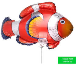 Mezőfi Team Kft Bohóc hal, mini fólia lufi, pálcás