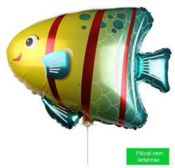 Mezőfi Team Kft Sárga halacska, mini fólia lufi, pálcás