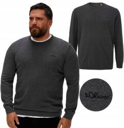 s.Oliver Férfi pulóver s. Oliver szürke 3XL Regular Fit kis logó (10.3.16.17.170.2148210.98W2.3XL)