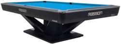 RASSON Biliárdasztal, Rasson Victory III, fekete, CLUB zsebmérettel, 9 ft. Simonis 860 tournament blue (55.143.19.5.15)
