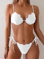 Shein Fehér Sima Fürdő Bikini (XL) (579152)