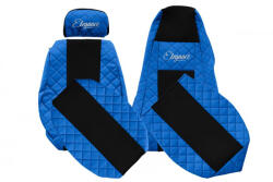  Méretpontos Scania bőr üléshuzat L/G/P/R széria (vegyes ülés) KÉK 2016-ig