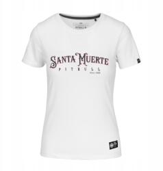 Pitbull Női póló Pitbull Santa Muerte Rose white, XL (215180000104)