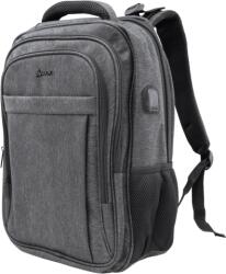 SBOX AMSTERDAM, NSS-00280, 18" gamer hátizsák, fekete/szürke