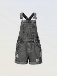 Shein Szürke Farmer Kertésznadrág Nyomott Mintával (9L)