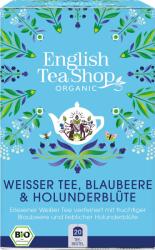 English Tea Shop Bio Fehér tea áfonyával és bodzával - 20 teafilter