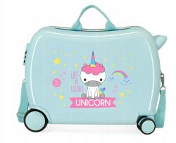 Gyerek utazóbőrönd kerekeken ugrálóvárral Little Me Unicorn, 34L, (4749868)