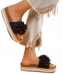 Seastar női flip-flop papucs platform Seastar virág fekete 38-as méret (Seastar)