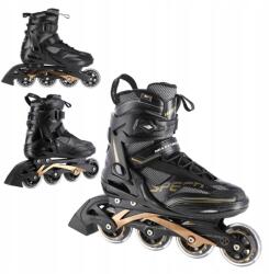 NILS Extreme Jégkorcsolya ifjúsági reakréciós görkorcsolya 43-as méret fekete-arany Nils (5907433280076)