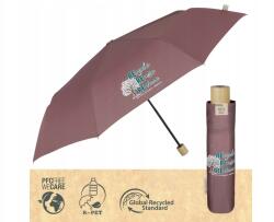 Perletti Green Női összecsukható esernyő téglavörös, 19110 (8015831191102)