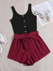 Shein Kétszínű Öves Overál (s) (585054)