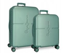 Pepe Jeans Highlight Verde, Luxus Abs utazóbőröndök szett 70cm/55cm, (768952B)