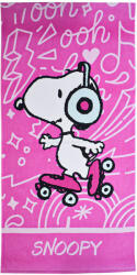  Snoopy Skate fürdőlepedő, strand törölköző 70x140cm - tisztitoszertrendelek