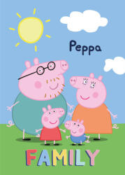 Peppa Malac Family polár takaró 100x140cm - tisztitoszertrendelek