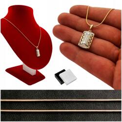 Golden Celebrity Arany Női Nyaklánc Görög Hosszú Kígyó Lánc 55 CM Medál 18K