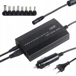  Univerzális Laptop Tápegység 100W 12-24V 230V Usb Autós Töltő (SAMOCHODOWY ZASILACZ)