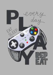 Gamer Player polár takaró 100x140cm