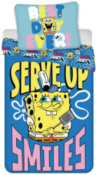  SpongyaBob Serve Up ágyneműhuzat 140×200cm, 70×90 cm