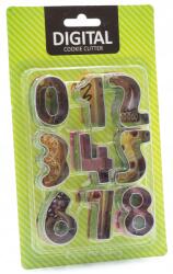 Decortrend Szám Kiszúró Forma Cukormázhoz Tésztához 9 Db (SW00088)