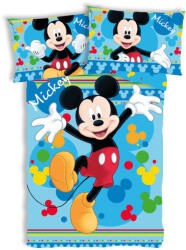  Disney Mickey Joyful gyerek, ovis ágyneműhuzat 100×135 cm, 40×60 cm