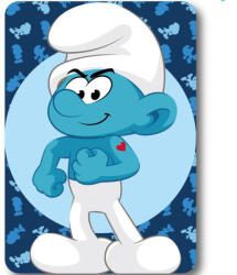  Hupikék Törpikék Hefty Smurf polár takaró 100x140cm