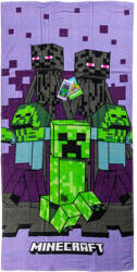  Minecraft Purple fürdőlepedő, strand törölköző 70x140cm