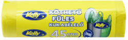 Kelly Szemeteszsák köthető füles 45 liter 60 cm x 70 cm 20 db/tekercs Kelly_sárga - suplix