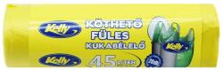 Kelly Szemeteszsák zárószalagos 45 liter 20 db/tekercs Kelly_sárga - suplix