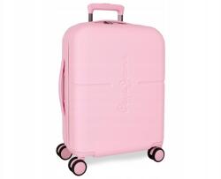 Pepe Jeans Highlight világosrózsaszín, Abs utazóbőrönd, 55x40x20cm, 37L, 76891 (768912C)