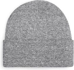Beechfield kötött duplafalú visszahajtott sapka - Heather Grey (B045HEA)