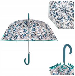 Perletti Női átlátszó napernyő zöld róka mintával Perletti 61cm (26388)