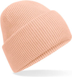 Beechfield Polylana® duplafalú, visszahajtható sapka - Peach (B385RPCH)