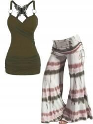 Shein Színes Nadrág Blúz Szett (5XL) (578915)