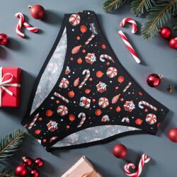 Barones Mikulásos-Karácsonyi pamut női bugyi L 104353