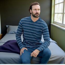 aydogan FÉRFI csíkos hosszú pizsama L 104328