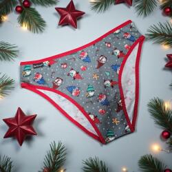 Barones Mikulásos-Karácsonyi pamut női bugyi M 104375