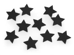 Fa csillag - fekete (ÁR = 1 darab) (6867)