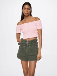 Mango Kétszínű fodros csíkos felső (M) (540251)